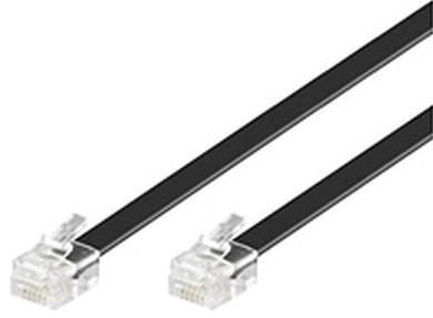 Inline Cable Modular RJ12 Male a Male 6P6C 20M