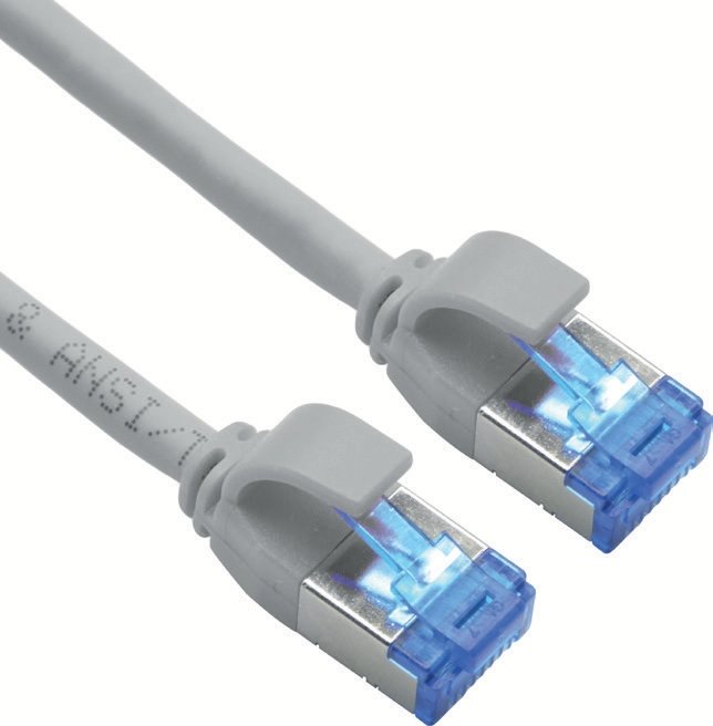 Roline Network Cable CAT.6A (class Ea) S FTP (pimf), Lsoh, PoE, Gris 0,3M