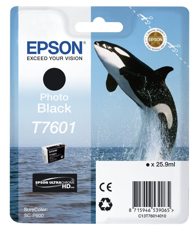 Epson Genuine Cartridge Inyeccion Ink Black Surecolor SC-P600