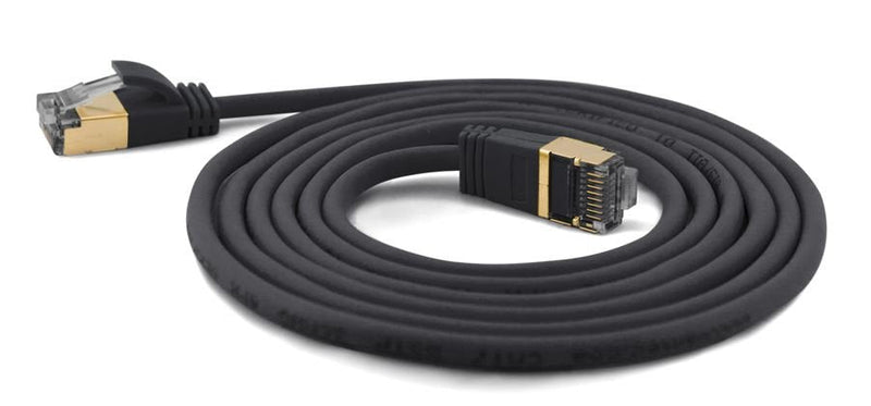 Wantec 7198 Network Cable Black 0,2M CAT.7 S/FTP (s-STP)