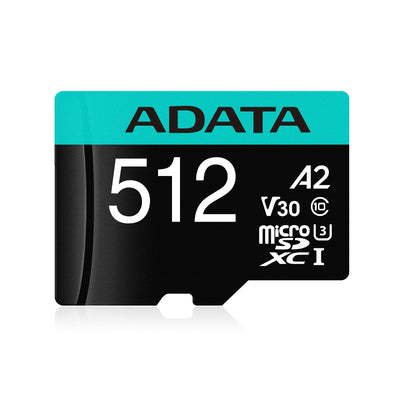 Premier Pro 512GB Microsdxc, Speicherkarte Class 10, Uhs-i U3, V30, A2 — image 1