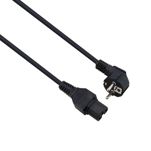 Helos Cable Power Plug Security 90 ° a C15, Black 1,8M — image 1