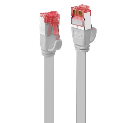 Lindy Network Cable CAT.6 U/FTP Flachband Grey 3.00M — image 1