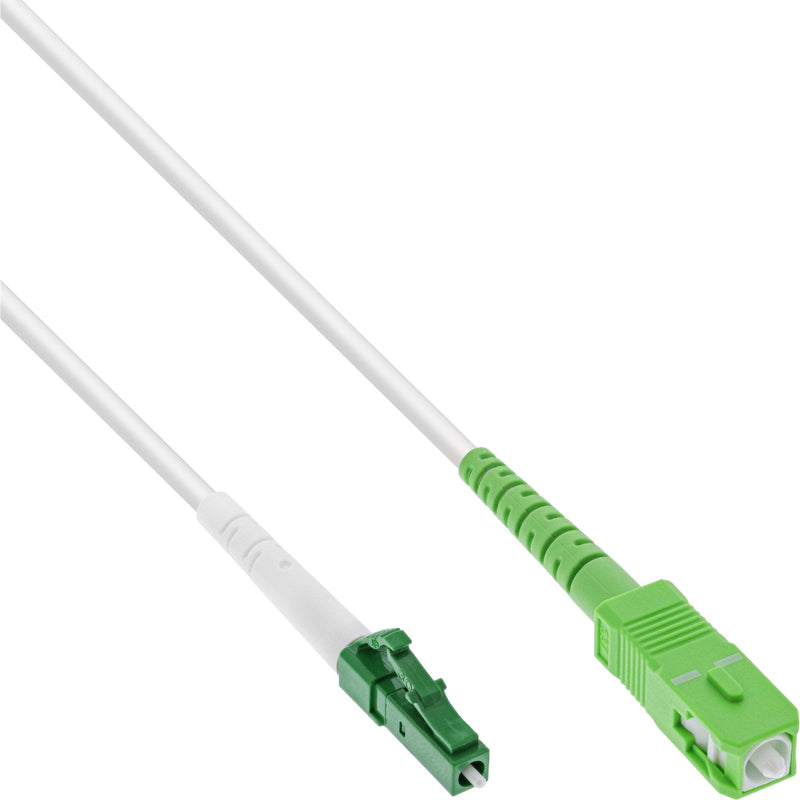 Inline Cable Símplex Fibre Optic , Ftth, Lc/Apc 8° a Sc/Apc 8°, 9/125 ?m, OS2, 10M