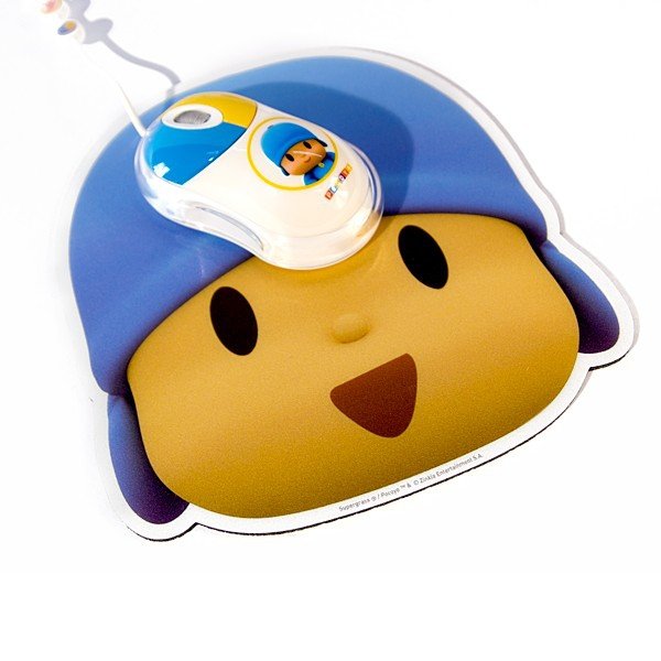 Mouse Pocoyo USB + Mouse Pad Kit