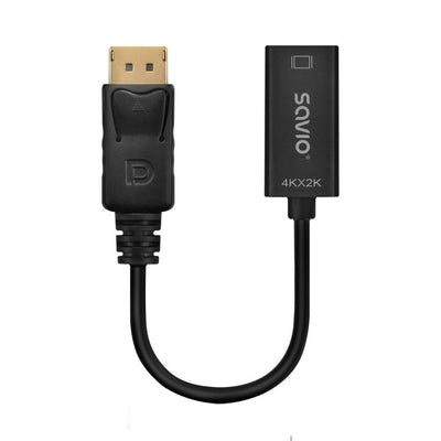 Savio AK-62 Adapter Cable Vídeo 0,2M DisplayPort HDMI — image 1
