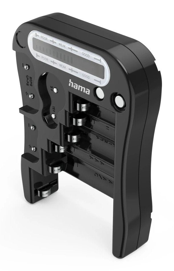 Hama Comprobador Batteries And Batteries - Universal - Screen LCD - Black