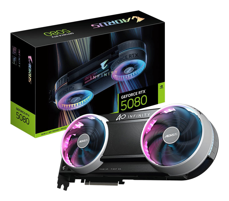 Gigabyte Graphics Card Aorus GeForce Rtx 5080 Infinity 16G 16GB GDDR7, Hdmi, 3X DP
