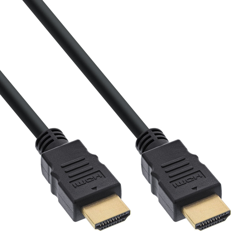 Inline® HDMI Cable HDMI High Speed With Ethernet, Male / Male, Black 5M