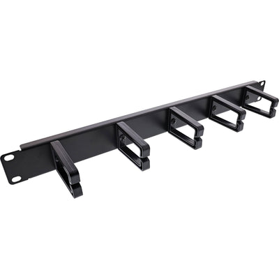 Inline Panel Gestión Cables 19, 5 Stands Small RAL9005, Black — image 1