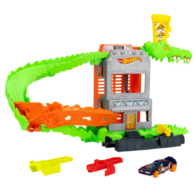 Pista Coches Ataque Cocodrilo Hot Wheels City — image 1