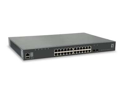 Levelone Switch 28X Ge GTL-2881 1XGE 2XGSFP 19 — image 1