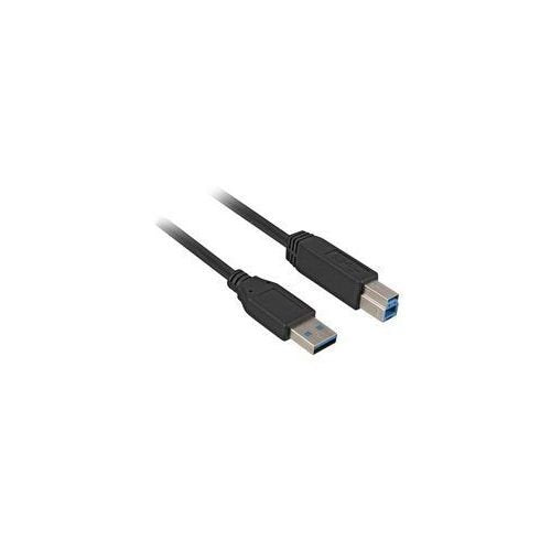 Sharkoon 5M, USB 3.0-A/USB 3.0-B USB Cable 3.2 Gen 1 (3.1 Gen 1) USB a USB B Black