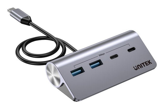 Unitek Hub USB-C Aluminium 2X Usba 2x USB-C 5Gbps