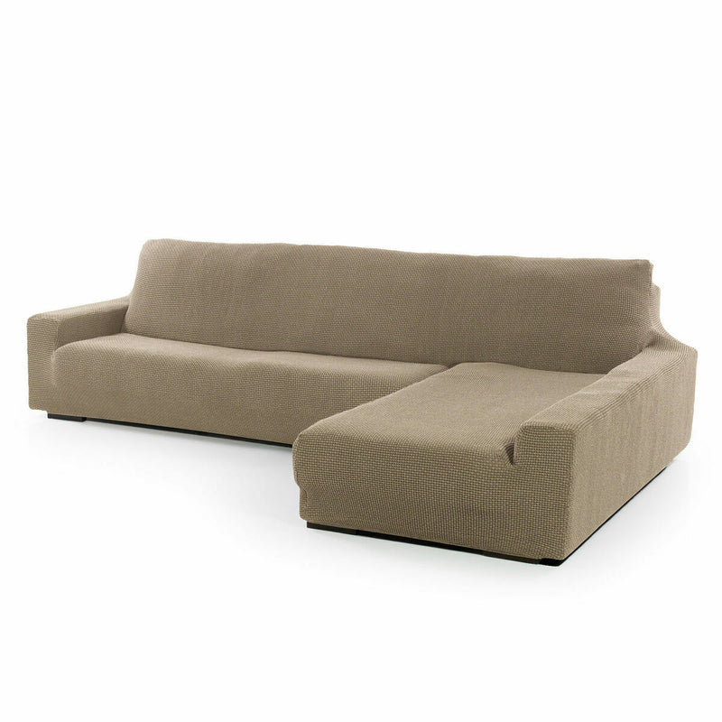 Right long arm chaise longue cover Sofaskins NIAGARA Linen (Refurbished A)