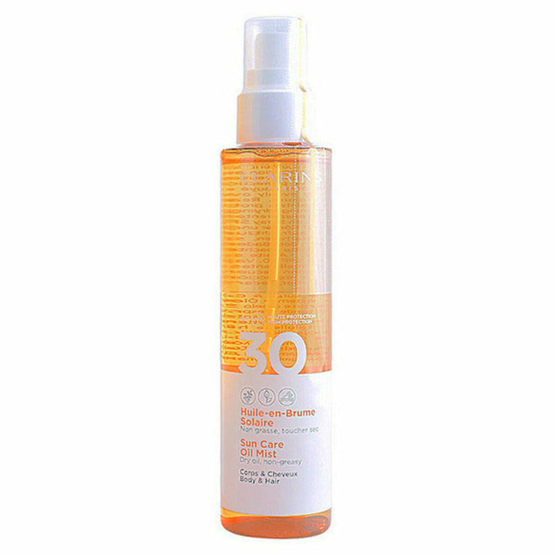 Sunscreen Oil Clarins 80050660 Spf 30 (1 Unit)