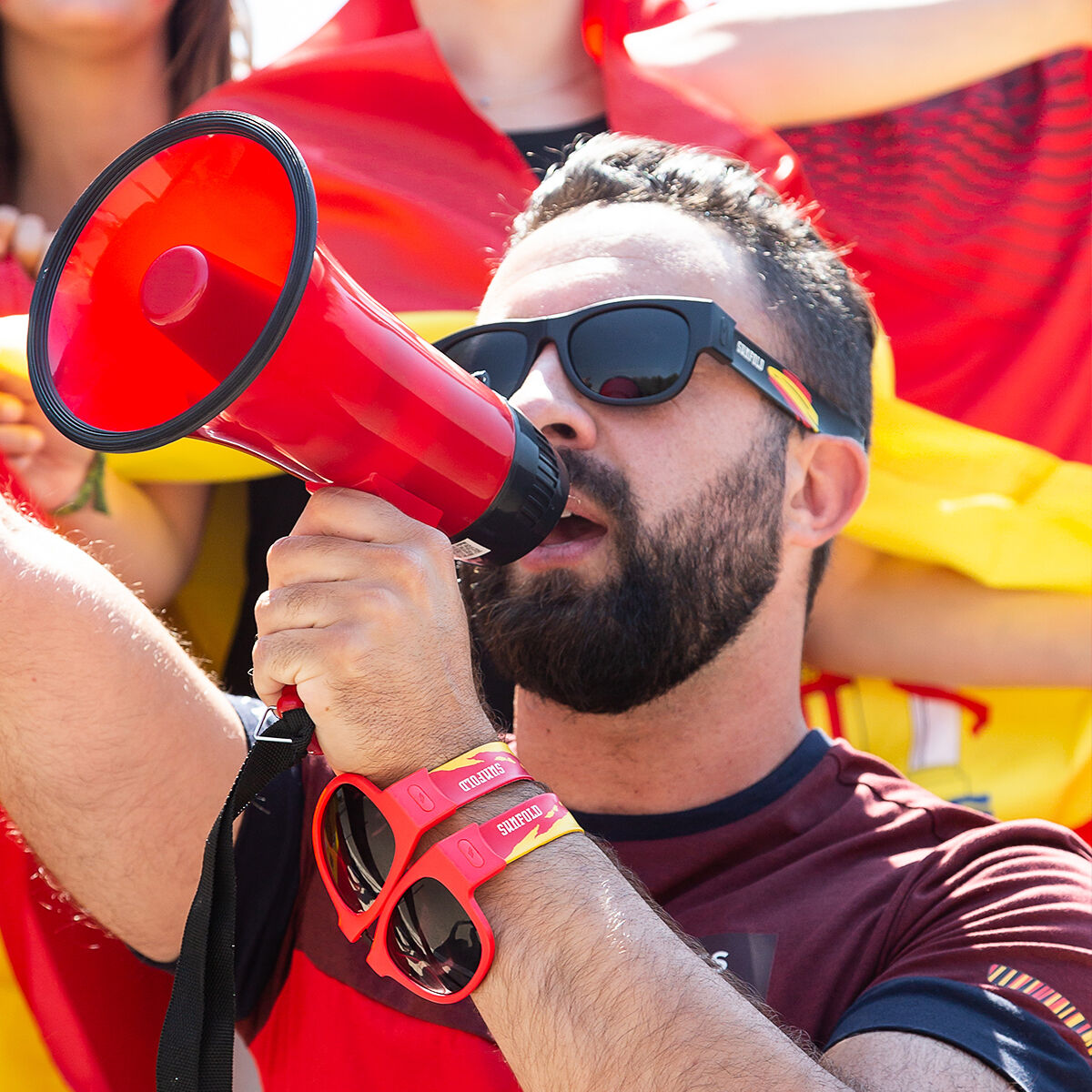 Sunfold Roll-Up Sunglasses Sunfold Spain Red