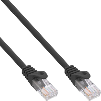 Inline Network Cable U/UTP CAT.5E Black 0.5M — image 1