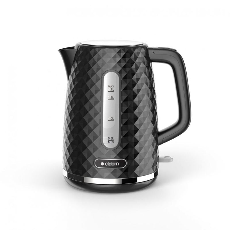 Eldom Elli Kettle Capacity 1.7 L, Power 2200W, Black St