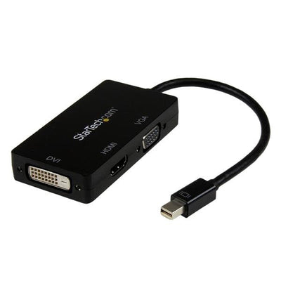 StarTech Converter 3EN1 Mini DisplayPort a VGA / DVI / HDMI Black MDP2VGDVHD — image 1
