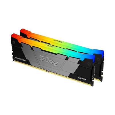 Kingston Memory DDR4 16GB 3200 (2X 8GB) KF432C16RB2AK2/16, Renegade Rgb, Intel Xmp KF432C16RB2AK2/16 Black — image 1