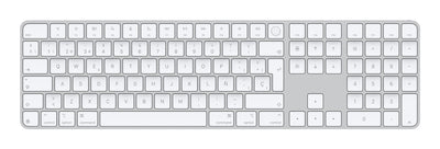 Apple Magic Keyboard With Touch Id And Numeric Keypad For Mac Models With Apple Silicone - Spanish - White Key — image 1