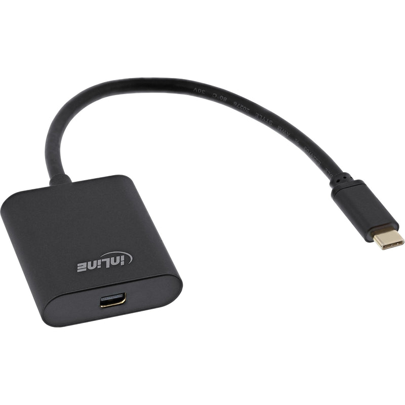 Inline Adapter USB , USB Type-c Male a Mini DisplayPort Female (modo DP Alt), 4K2K, Black 0,2M