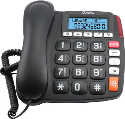 Olympia Phone 4520 Analógico Black White — image 1
