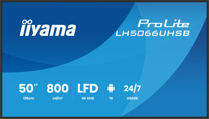 Iiyama Prolite LH5066UHSB-B1AG - 126CM (49.5)