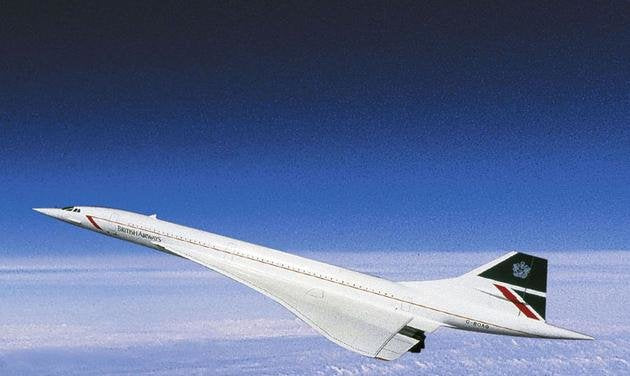 Model Plastic Concorde 'british Airways'