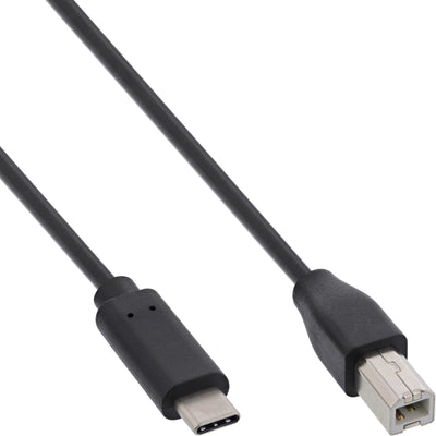 Inline Cable USB 2.0, Type-c Male a B Male Black 2M — image 1