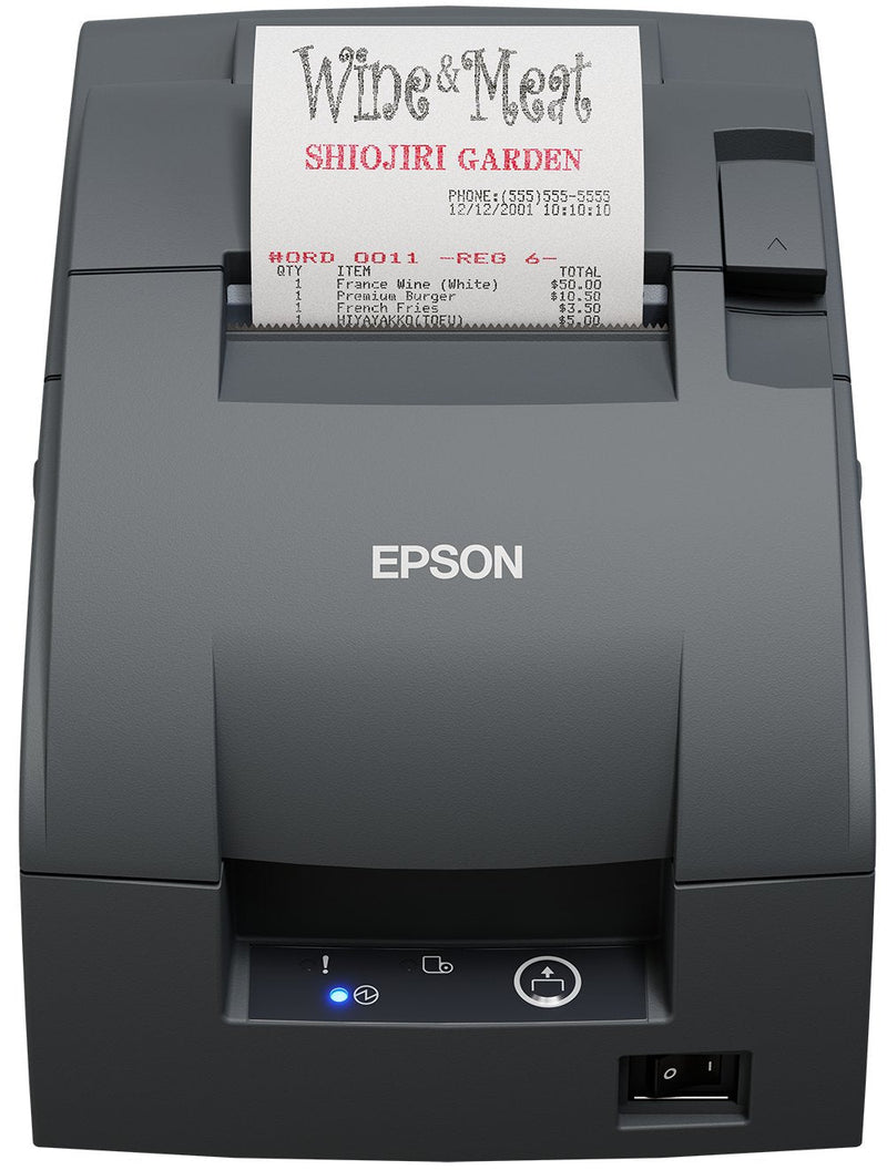Epson Printer Ticket Matricial TM-U220IIB With Corte Automatic Connection RS232. Colour Black