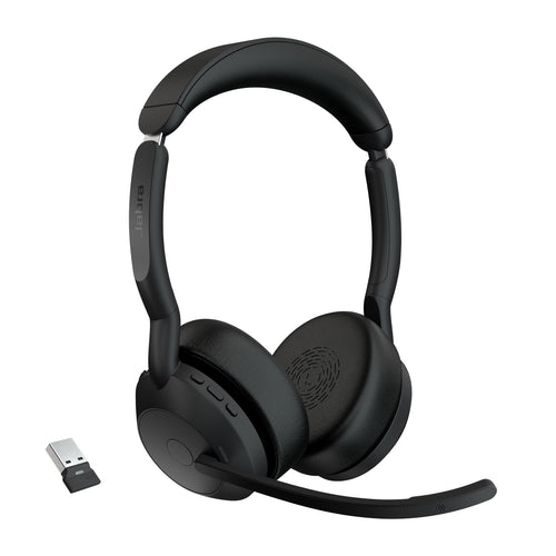 Jabra EVOLVE2 55 Headphones Wireless Diadema Bluetooth Black — image 1