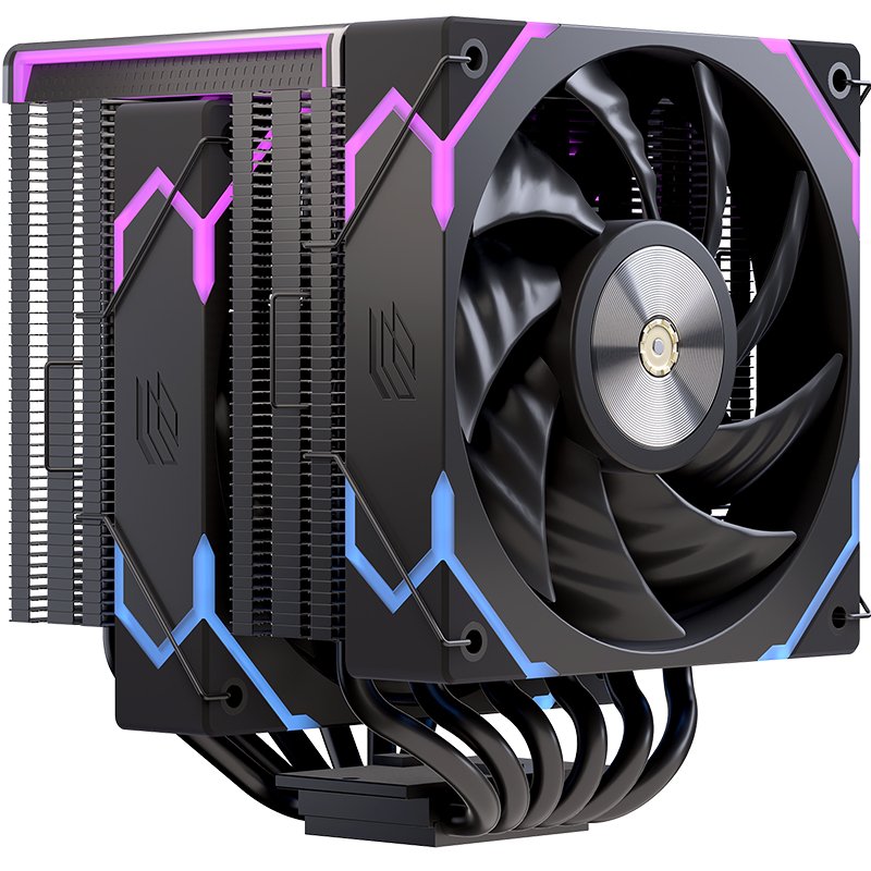 Einarex Refrigerador CPU Multizocalo Glide G300 120MM RGB Ventilad Double Black