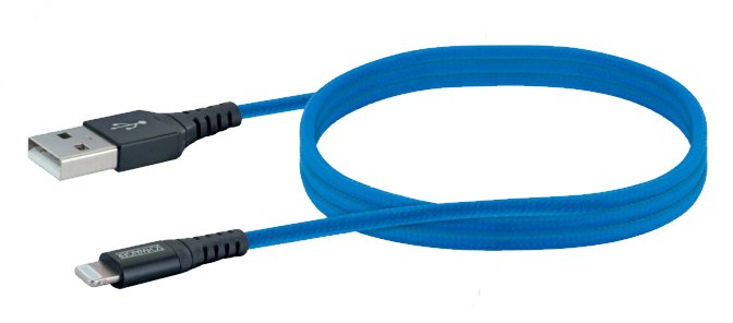 Schwaiger Usb-cable 2.0M. A-apple Lightning 1,2M Blue