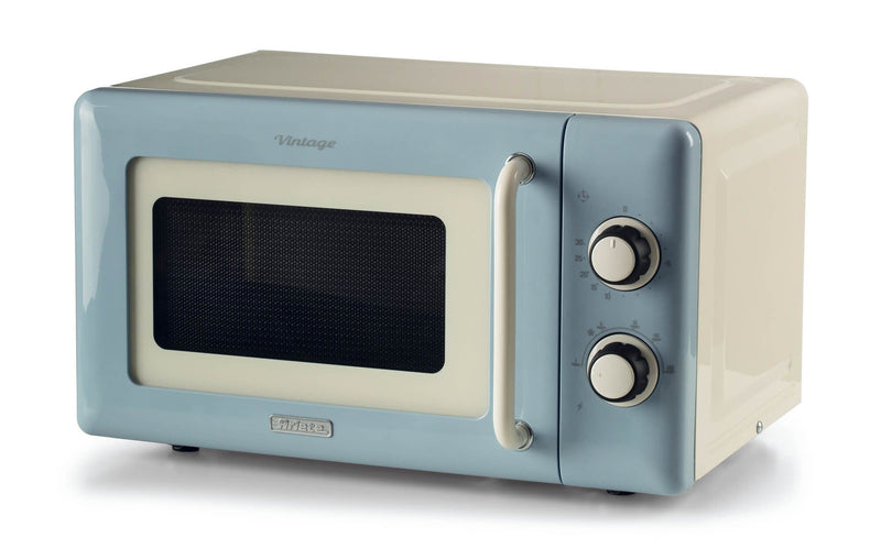 Ariete Microwave Vintage Line 3960/05 Azul Claro Solo cuerpo Encimera 20 L 800W