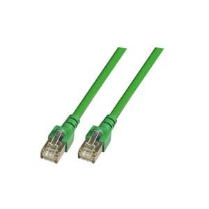 Efb RJ45 Network Cable Sf UTP, CAT.5E, Pvc, Cca, 1M, Green