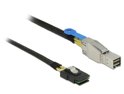 Delock Cable Mini Sas HD SFF-8644 Mini Sas SFF-8087 1M — image 1
