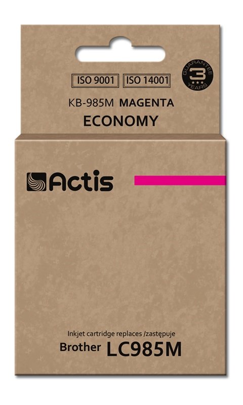 Actis Ink KB-985M (reemplazo Brother LC985M - Standard - 19 5ML - Magenta — image 1