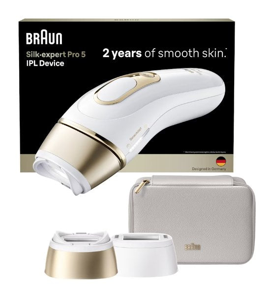 Braun Silk-expert Pro PL5210 Ipl Light Pulsada Intensa (ipl) Oro, White