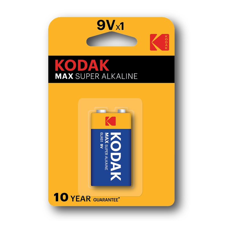 Kodak - Max. Battery Alcalina 9V LR61 Blister