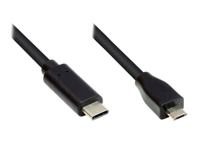 Cable Alcasa GC-M0125 USB 5M USB 2.0 USB C Micro-usb B Black — image 1