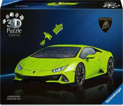 Puzzle 3D 158 Elementów Samochód Lamborghini Huracan Evo Green — image 1