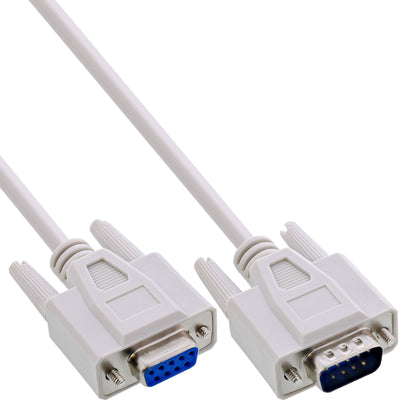 Inline Cable Serie Moldeado DB9 Male a Female Grey 2M — image 1
