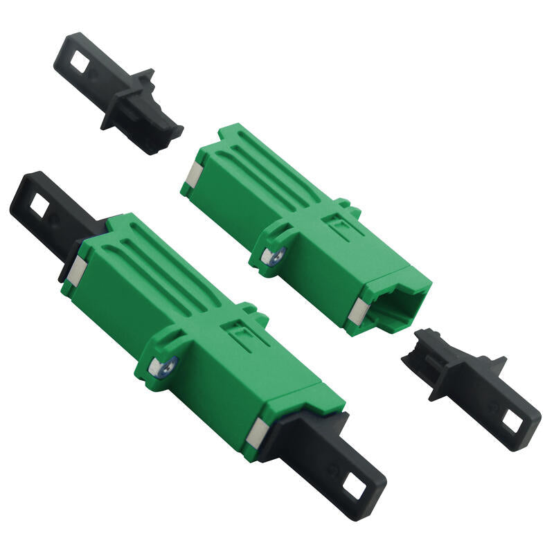 Helos Adapter Fo E2000® Apc 8 ° (lsh) Simplex Monomodo OS2 Green
