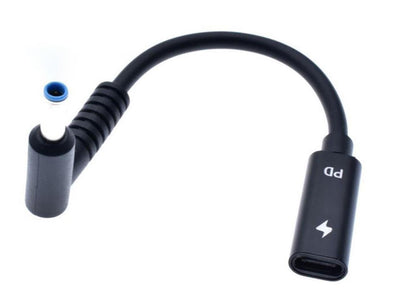 Adapter USB-C Female a 4.5X3.0MM Male 65W 15CM — image 1