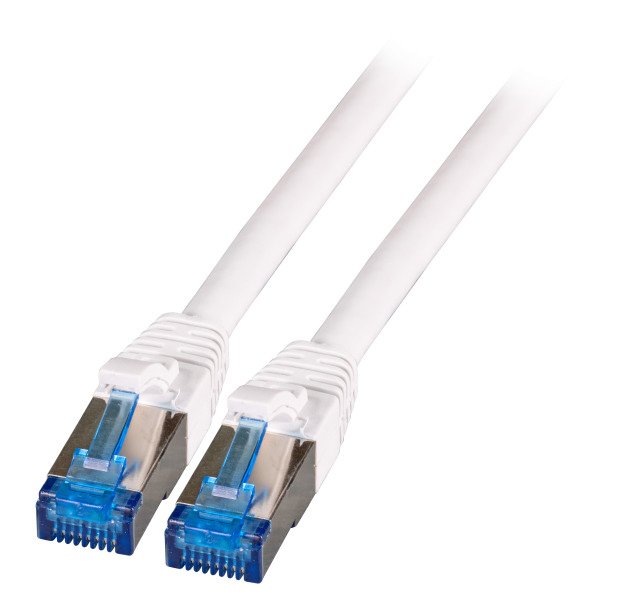 Efb RJ45 Network Cable S FTP CAT.6A Superflex Lszh White Laenge 25M 10GBIT 500MHZ 100 Prozent Kupfer With CAT.