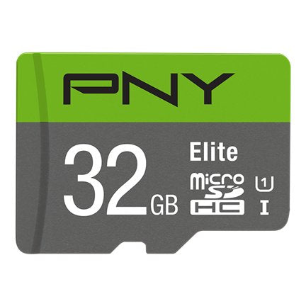 Pny microSD 32GB Elite 100MB/S Pny microSD 32GB Elite 100MB/S CL10/Uhs-i/U1 (P-SDU32GU185GW-GE)