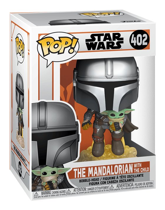 Figura Pop Star Wars The Mandalorian Controller Flying Con Jet Pack