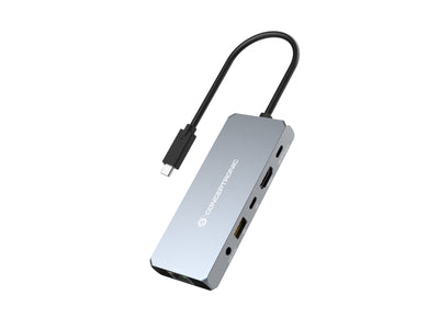 Conceptronic Dock USB-C-HDMI,2.5GBE, Usbc 3.0,100WPD0.18M Gr — image 1